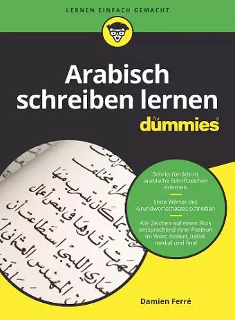 Arabisch schreiben lernen für Dummies cover