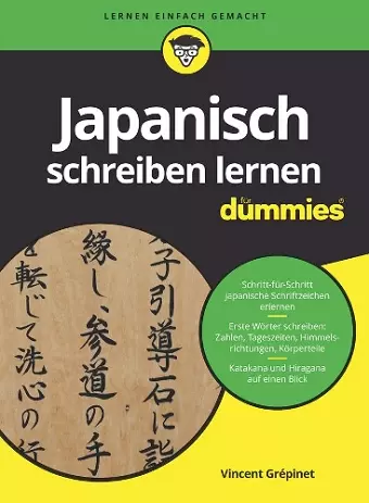 Japanisch schreiben lernen für Dummies cover