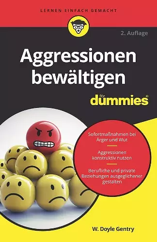 Aggressionen bewältigen für Dummies cover