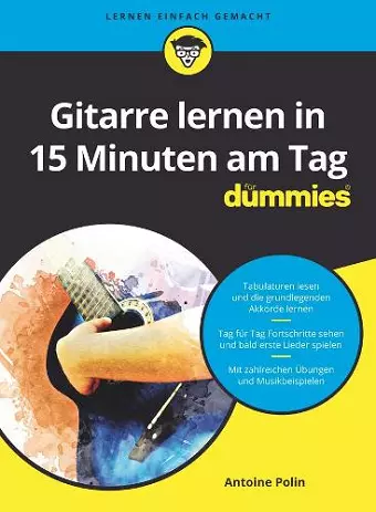 Gitarre lernen in 15 Minuten am Tag für Dummies cover