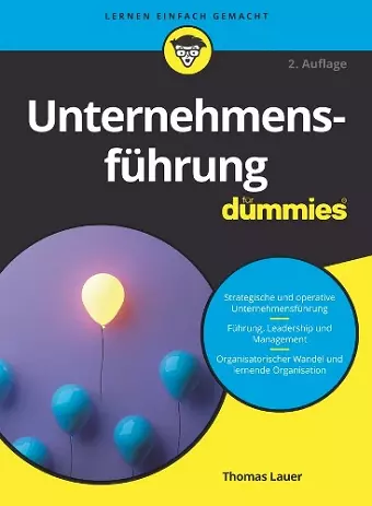 Unternehmensführung für Dummies cover