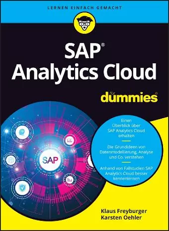 SAP Analytics Cloud für Dummies cover