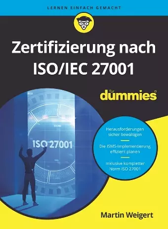 Zertifizierung nach ISO/IEC 27001 für Dummies cover