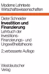 Investition und Finanzierung cover