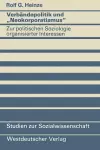 Verbändepolitik und "Neokorporatismus cover