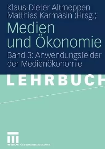 Medien und Ökonomie cover