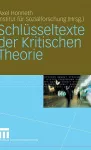 Schlüsseltexte Der Kritischen Theorie cover