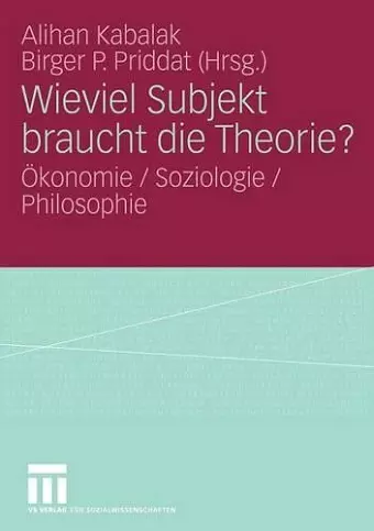 Wieviel Subjekt braucht die Theorie? cover