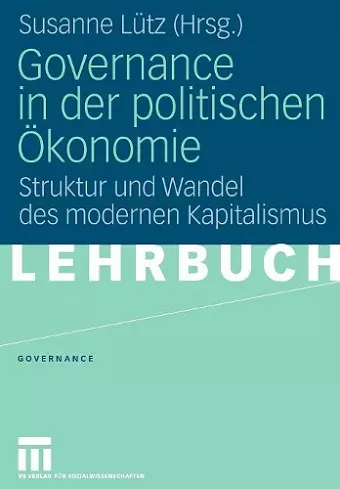 Governance in der politischen Ökonomie cover