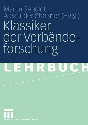 Klassiker der Verbändeforschung cover