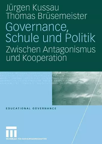 Governance, Schule und Politik cover