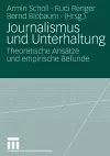 Journalismus und Unterhaltung cover