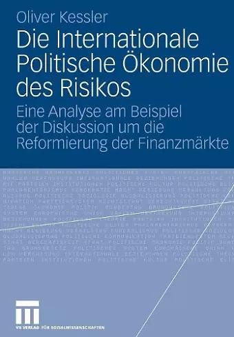 Die Internationale Politische Ökonomie des Risikos cover