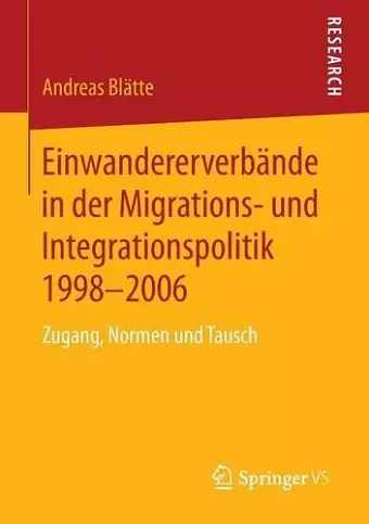Einwandererverbände in der Migrations- und Integrationspolitik 1998-2006 cover