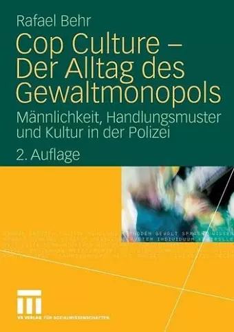 Cop Culture - Der Alltag Des Gewaltmonopols cover