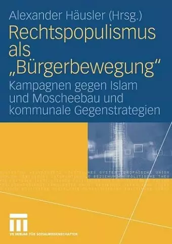 Rechtspopulismus als "Bürgerbewegung" cover