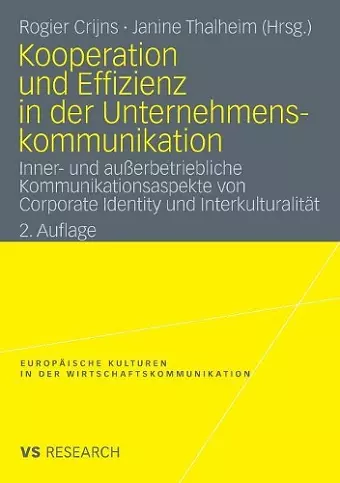 Kooperation und Effizienz in der Unternehmenskommunikation cover