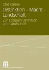 Distinktion - Macht - Landschaft cover