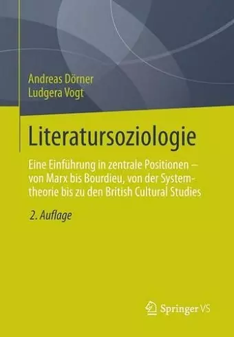 Literatursoziologie cover