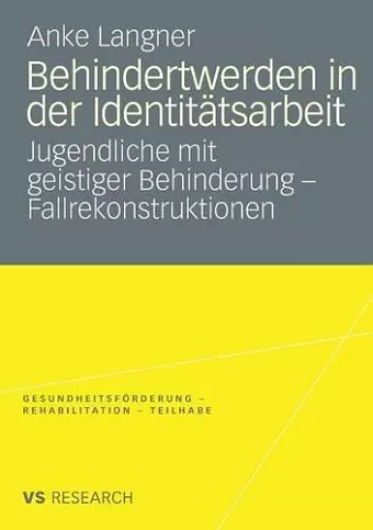 Behindertwerden in der Identitätsarbeit cover