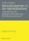 Behindertwerden in der Identitätsarbeit cover
