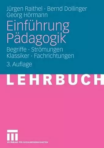 Einführung Pädagogik cover