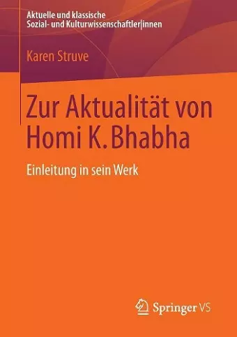 Zur Aktualität von Homi K. Bhabha cover