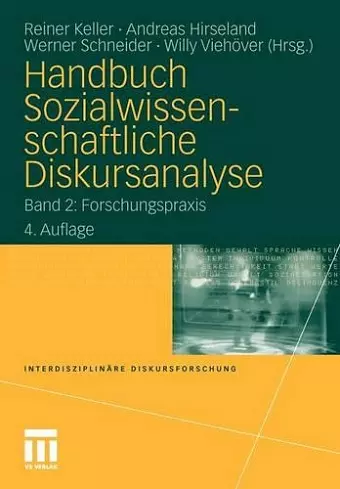 Handbuch Sozialwissenschaftliche Diskursanalyse cover