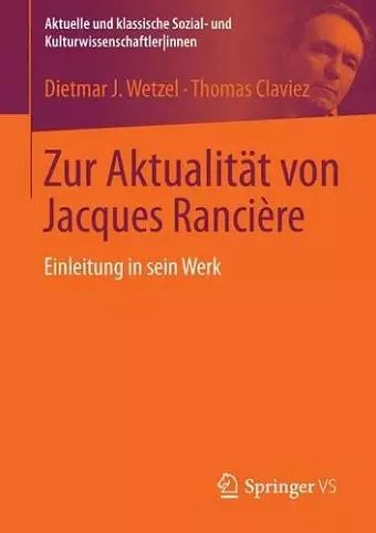 Zur Aktualität von Jacques Rancière cover