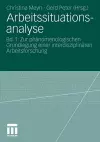 Arbeitssituationsanalyse cover