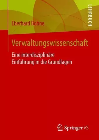 Verwaltungswissenschaft cover