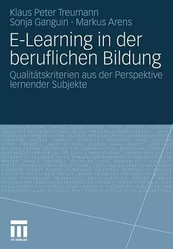 E-Learning in der beruflichen Bildung cover