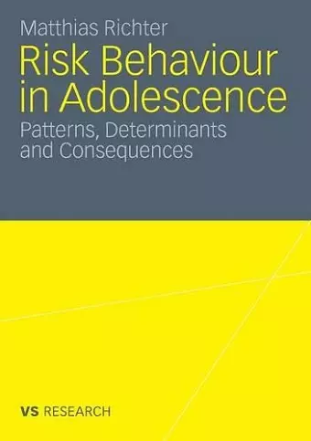 Risk Behaviour in Adolescence cover