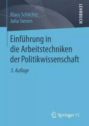 Einführung in die Arbeitstechniken der Politikwissenschaft cover