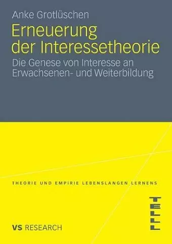 Erneuerung der Interessetheorie cover