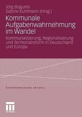 Kommunale Aufgabenwahrnehmung im Wandel cover