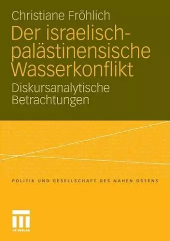 Der israelisch-palästinensische Wasserkonflikt cover