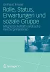 Rolle, Status, Erwartungen und soziale Gruppe cover