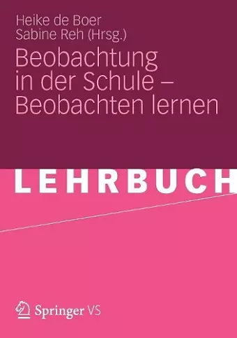 Beobachtung in der Schule – Beobachten lernen cover