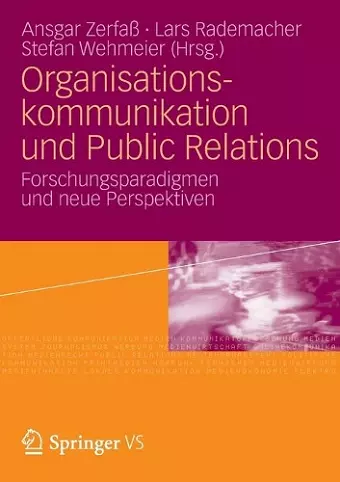 Organisationskommunikation und Public Relations cover