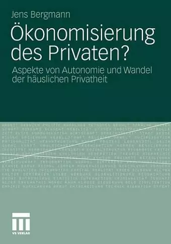 Ökonomisierung des Privaten? cover