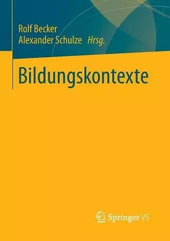 Bildungskontexte cover