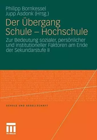 Der Übergang Schule - Hochschule cover