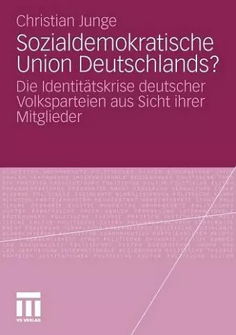Sozialdemokratische Union Deutschlands? cover