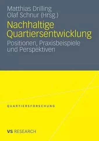 Nachhaltige Quartiersentwicklung cover