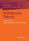 UnVergessene Diskurse cover