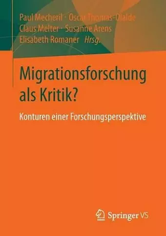 Migrationsforschung als Kritik? cover