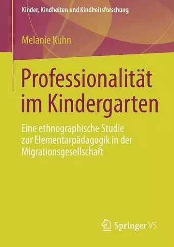 Professionalität im Kindergarten cover