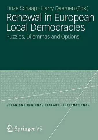 Renewal in European Local Democracies cover