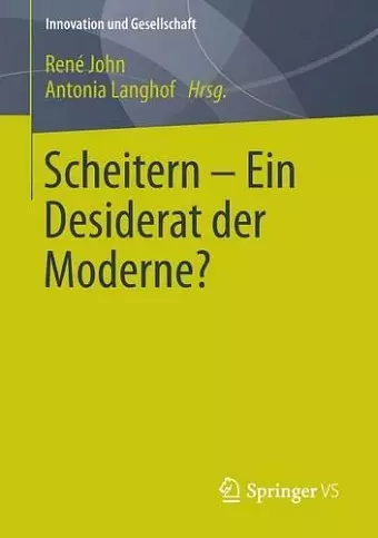 Scheitern - Ein Desiderat der Moderne? cover